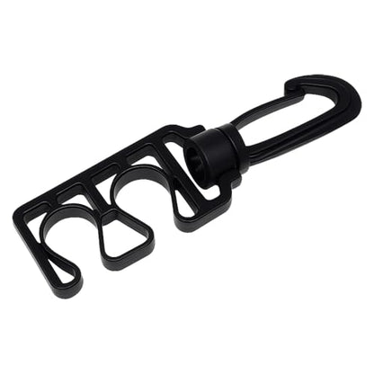 JCS Twin Swivel Hose Plastic Clip – 360° Swivel Dual Hose Retainer, Marine-Grade Plastic – Lightweight Scuba Gear Organizer