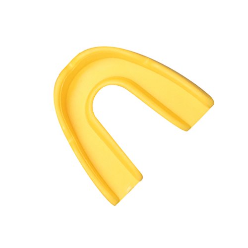 Cramer Strapless Mouth Guard for Football, Lacrosse, Hockey, Basketball, Rugby, Boxing, Mouth Protector, Teeth Guard Prevents Clenching, Sports Mouthpiece, Shock Absorbent - color: Yellow
