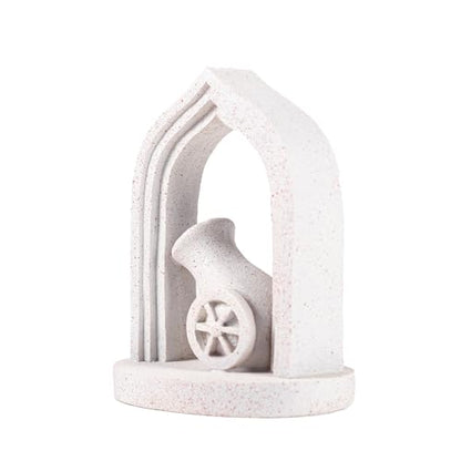 Antique-Style Heavyweight Arch Bookends Made of Durable Resin, These Non-Slip bookends are Perfect for Holding Large Books. an Ideal Gift for Birthdays, Christmas, or Thanksgiving. - color: Ramadan Bookshelf Statue