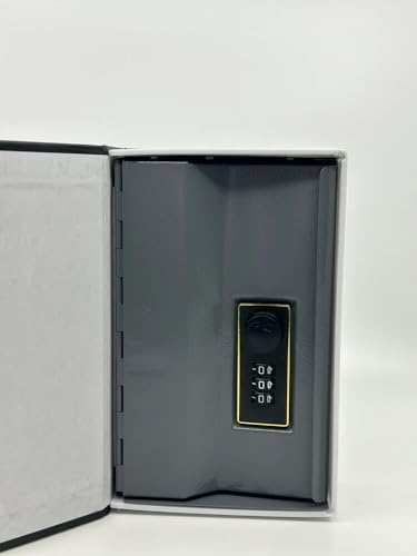 Secret Quran Safe with Lock - Portable Diversion Safe Box, Hidden Dictionary Book Safe, Small Quran Safe with Combination Lock, Ideal for Money & Valuables (7.08"x4.52"x2.15") Black Small