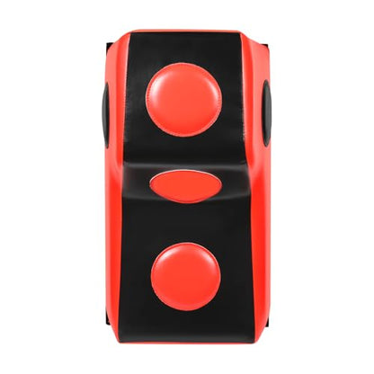 Wall Mount Boxing Training Bag - Uppercut Boxing Training Punching Target - Heavy Punching Bag for Adults for Bedroom/Living Room/Gym - color: Red (15.7*11.8*27.5 Inch)