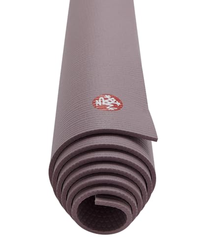 Manduka PRO Yoga Mat - 6mm | Lifetime Durability | Hygienic Construction | Premium Studio Quality | Teacher Approved - color: Elderberry, size: 71" x 26"