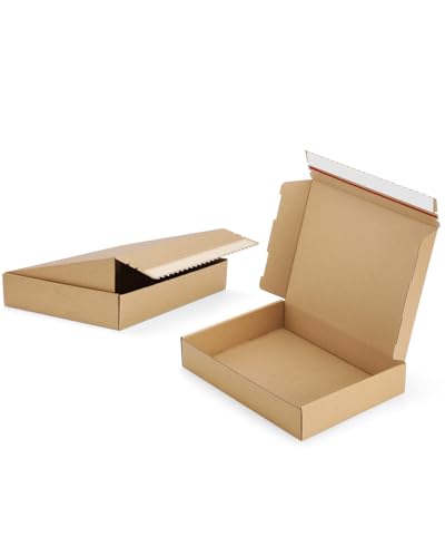 Shipping-Boxes-11x8x2 Inches: 25 Pack-Self-Seal-Cardboard-Boxes-for-Packaging, Brown-Shipping-Boxes-for-Packing-Small-Business, Corrugated Box Mailers for Book Shoes Gift Mailing - color: Brown, size: 11x8x2"