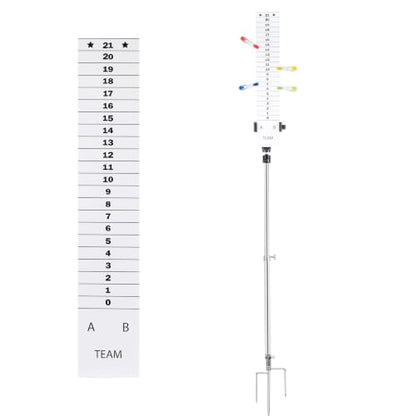 New Valley Walber Simple Score Keeper with Stainless Steel Holder for Cornhole Game, Easy to Assemble