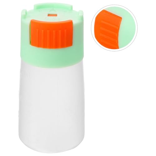 Yardwe Metering Fish Feeding Bottle Fish Food Storage Container Moisture-Proof Aquarium Feeder Green Non-Automatic Precise Feeding Tool for Aquatic Pets