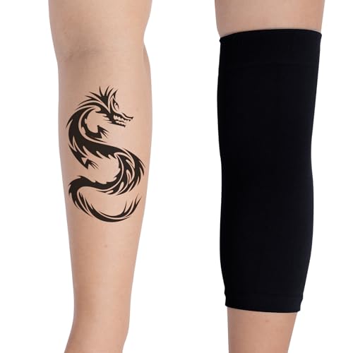 HOVEOX 2 Pairs Tattoo Cover Up Sleeves - Forearm & Arm Tattoo Sleeves