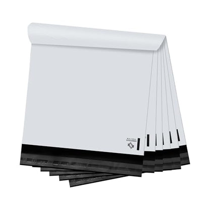 White Poly Mailers 10x13 in, Shipping Bags, 1000 Pcs | Bulk poly mailers and shipping bags for clothes; mailing bags for packing shirts and fabric accessories. - size: 10" x 13" 1000pcs