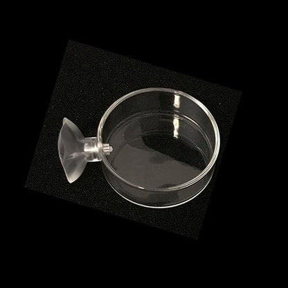 Shrimp Food Box, Round/Square Practical Fish Feeding Bowl, Acrylic Transparent Aquarium Accessories Fish Feeding Dish Shrimp Food Feeding Circle(C) - style: C
