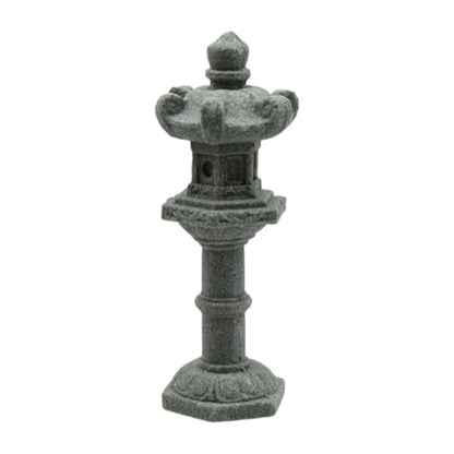 5Pcs Miniature Stone Japanese Lantern Pagoda Figurines | 1.77" To 2.6", Asian Decor, Fish Tank Aquarium Ornament, For Lovers Of Zen Culture, For Meditation Mini Zen Garden, Sand Box