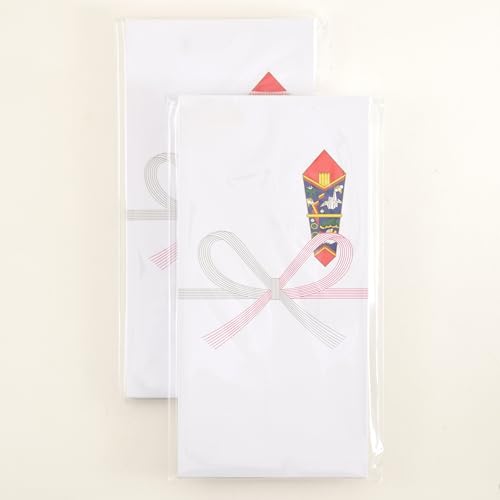 Japanese Money Gift Envelopes Bag Otoshidama for Cash Kinpu (Pack of 2) - size: Pack of 2