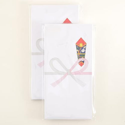 Japanese Money Gift Envelopes Bag Otoshidama for Cash Kinpu (Pack of 2) - size: Pack of 2