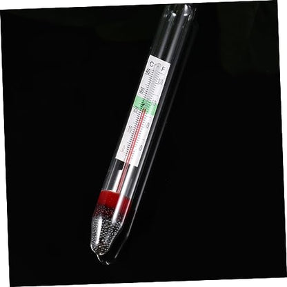 MERRYHAPY 2Pcs Aquarium Glass Floating Hydrometer for Accurate Testing Fish Tank and Aquarium Easy to Use for Sea Water Measurement