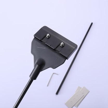 Algae Scraper for Aquarium - 26" Glass Fish Tank Cleaner with 5 Stainless Steel Blades - size: Large