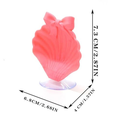 Betta Fish Hammock | Betta Fish Shell Bed, Floating Shell Shaped Suction Cup Pad, for Shrimp Snails Frogs Goldfishes Guppy Koi Reptile Pet Tank Aquariums Area Home - color: Pink