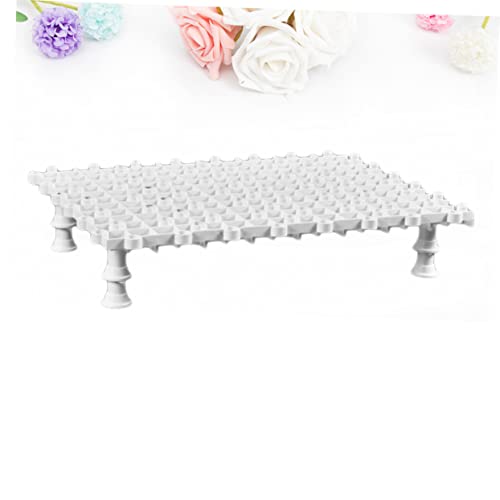 GANAZONO Aquarium Canister Plate 5pcs Fish Tank Bottom Plate PVC Flat Smooth Easy to Install - color: White, size: Size 1