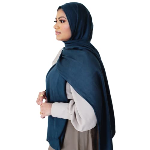 Modal Hijab for Women | Headscarf - color: Tidal Modal - Plain Hijab
