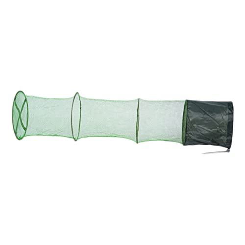 Yardwe Collapsible Fishing Net Lightweight Mesh Tuck Net for Fish Shrimp Use Fishing Tool for Lakes Rivers Sea - size: 150X30X30cm