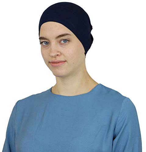Modefa Islamic Turkish Women's Plain Solid Jersey Tube Hijab Bonnet Muslim Scarf Cap Bone Underscarf