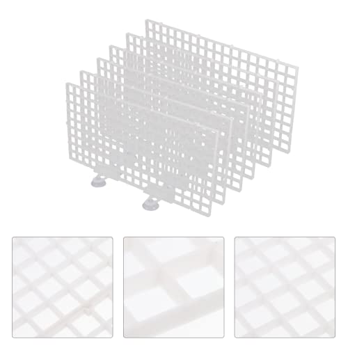 Toddmomy 1 Set Aquarium Divider Isolation Board Fish Tank Divider for Breeding Separation Suction Cup Compatible Easy Installation