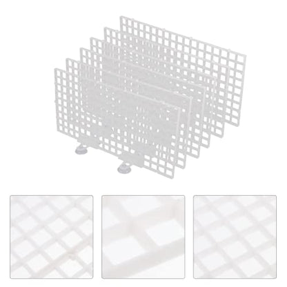 Toddmomy 1 Set Aquarium Divider Isolation Board Fish Tank Divider for Breeding Separation Suction Cup Compatible Easy Installation
