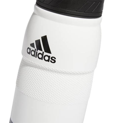 adidas 750 ML (28 oz) Stadium Refillable Plastic Sport Water Bottle - color: White/Black