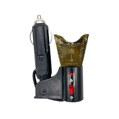 Fenteer Car Electric Incense Burner Electric Censer Cigarette Lighter, Auto Accessories, Middle Eastern Style Bakhoor Burner, Green - color: Green