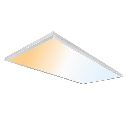 UltraLux 2x4 Surface Mount LED Panel TRIAC Dimmable 3CCT Matte White 1Pk - color: Matte White, size: 2X4 (1 Pack)