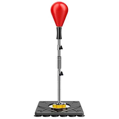 Freestanding Boxing Speed Punching Bag Reflex Bag, Adjustable Height for Adults and Child Packing Punching Ball, Fitness Training Equipment Household Tumbler-Rot - color: Rot