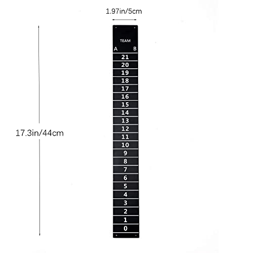 Cornhole Game Steel Scoreboard with Magnetic Score Keepers, Applicable to Ladder Toss Game as Well