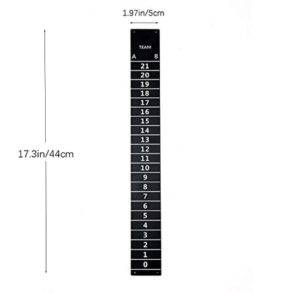 Cornhole Game Steel Scoreboard with Magnetic Score Keepers, Applicable to Ladder Toss Game as Well