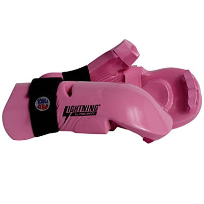 ProForce Lightning Punches Karate/Martial Arts Sparring Gloves - color: Pink, size: Large