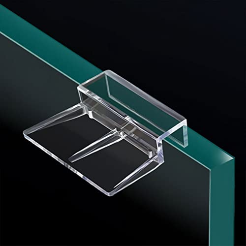 Ipetboom 16pcs Aquarium Lid Clips for Acrylic Support Racks for Fish Tank Securely Prevents Fish Jumping Aquarium Accessory for Easy Maintenance