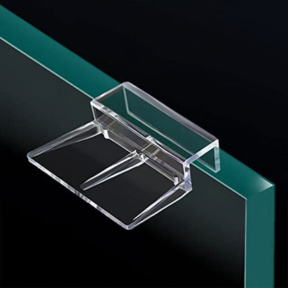 Ipetboom 16pcs Aquarium Lid Clips for Acrylic Support Racks for Fish Tank Securely Prevents Fish Jumping Aquarium Accessory for Easy Maintenance
