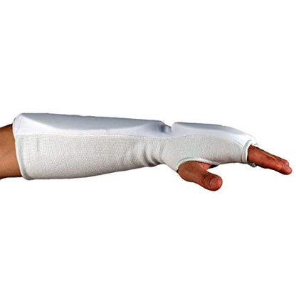 Pine Tree Martial Arts Taekwondo, Karate Training Cloth Fist & Forearm Pad - size: X-Large, style: White