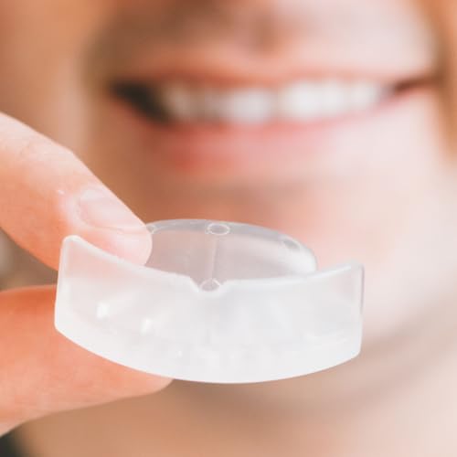 Dental Guard SMARTGUARD Elite (2 Guards 1 Travel case) Front Tooth Custom Anti Teeth Grinding Night Guard for Clenching - Dentist Designed - Bruxing Splint Mouth Protector for Relief of Symptoms - size: 2 Count (Pack of 1)
