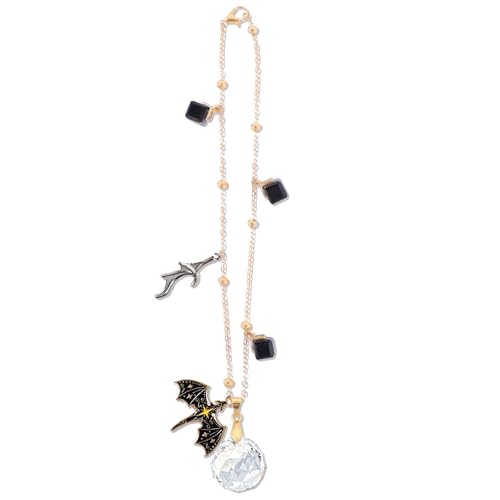 Dragon Car Mirror Hanging Accessories - Black Fantasy Cars Charm for Rearview Mirrors Crystal Suncatchers Pendant Ornament Auto Interior Decor Birthday Gifts for Women Men Dragons Lovers - style: Dragon