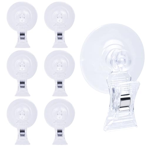 Aquarium Plant Clip - Suction Cup Clips for Convenient Fish Feeding | Rust-Proof Material, Secure Hold, Water-Safe Accessories (8)
