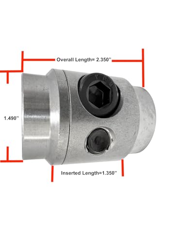 Heavy Duty Universal Tube Connector Fabrication Bungs 1 3/4"x .095 & .120 wall Tube