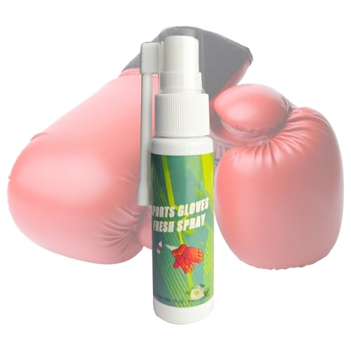 Boxing Glove Odor Spray 30ml - Gym Bag Deodorizer,Freshener Solution for Athletic Gear Helmet Work Boot, Boxing Gloves Hockey Equipment Football Pads