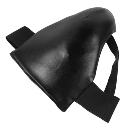 LIOOBO Professional Training Groin Protector for Karate and Taekwondo High Density PU Crotch Guard with Shock Absorption Lightweight Reusable Groin Guard for Boxing Ice Hockey Martial