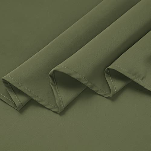 Prayer Clothes for Muslim Women Islamic Abaya Suit Maxi Skirt + Khimar Hijab 2pcss Burka Jilbab Kaftan - color: Army Green
