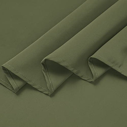 Prayer Clothes for Muslim Women Islamic Abaya Suit Maxi Skirt + Khimar Hijab 2pcss Burka Jilbab Kaftan - color: Army Green