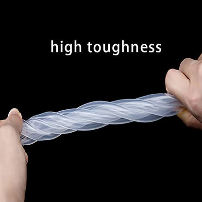 Silicone Tubing 0.5mm (1/50") ID x 2mm OD Food Grade High-temperature Pure Silicone Hose Tube Clear Pipe for Home Brewing Air and Liquid Transfer (Length 6 Meter- 19.68FT) - size: 0.5mmx2mm, style: 6M