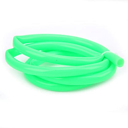 Aquarium Tubing, Silicone Pipes Peristaltic Pump Tube External Silicone Extension Hose Pipe Hydraulic Equipment Green (6.4mm*9.6mm) - size: 6.4mm*9.6mm
