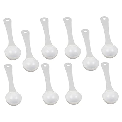 30pcs Pet Medicine Measuring Spoons Scoops for Precise Pet Food and Powder Measurement Easy to and Store for Aquariums and Animals
