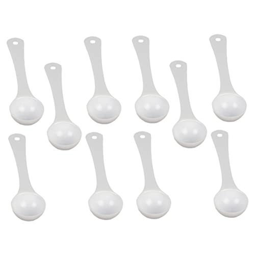 30pcs Pet Medicine Measuring Spoons Scoops for Precise Pet Food and Powder Measurement Easy to and Store for Aquariums and Animals