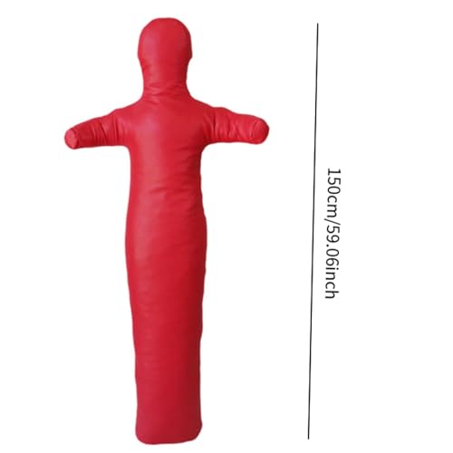 Unfilled Practice Dummy for Karate, Sanda, MMA, 150cm (59 inch) PU Boxing Training Mannequin