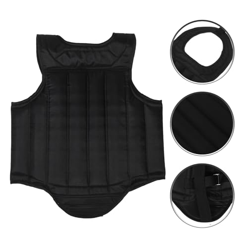 Toyvian Boxing Chest Protector Impact Protection Gear Breathable Sponge Chest Shield Portable Martial Arts Body Protector for Adults Training and Sparring