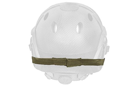 DLP Tactical Quick Release Mesh Steel Face Mask for ARC Rail Equipped Fast/ACH/MICH Combat Helmet - color: Green Skull