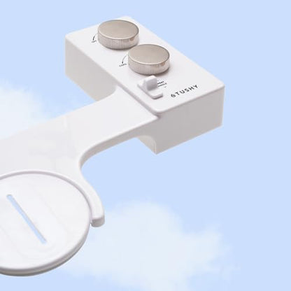 TUSHY Spa Brushed Nickel Bidet & Onyx Travel Bidet Bundle